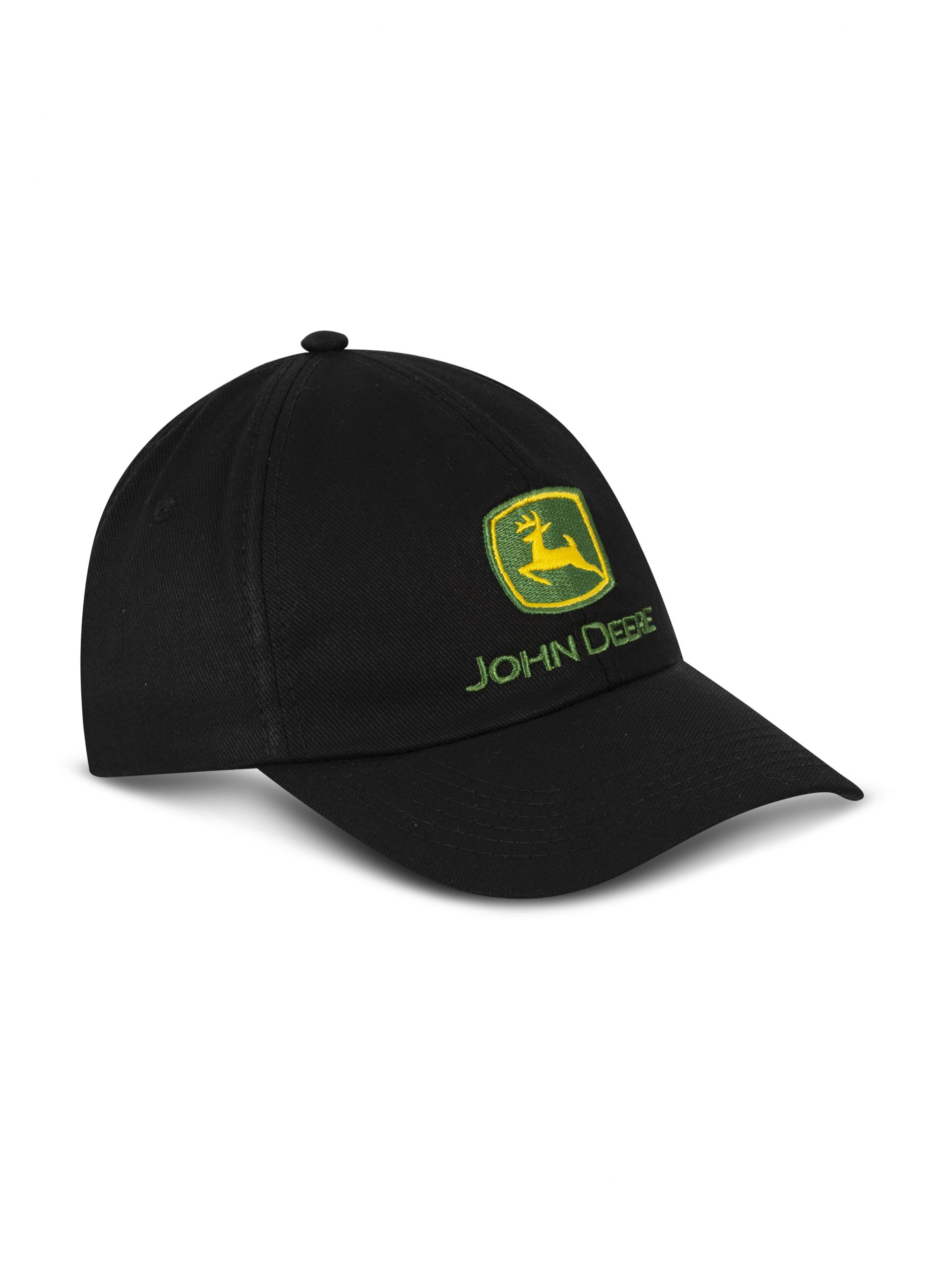 John Deere Gorra con logotipo vintage de rayas de malla blanca verde, Verde