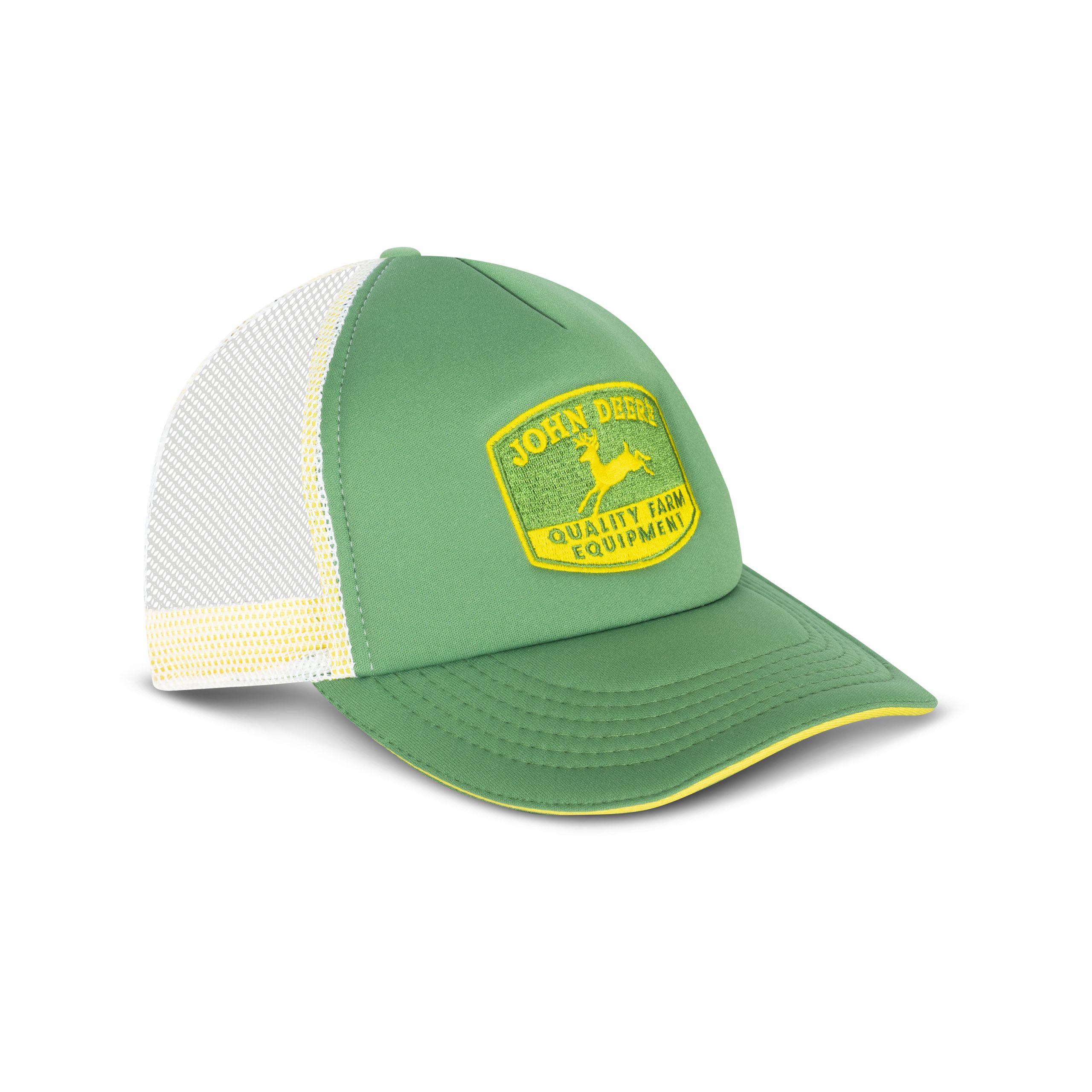 John Deere Sombrero/gorra de malla blanca chino verde - LP81104, Blanco  verde