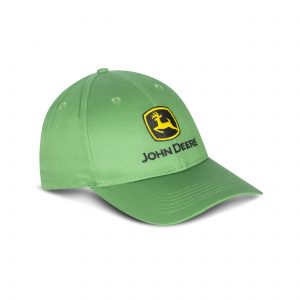 John Deere Gorra de béisbol para hombre con logotipo de sarga de algodón  verde, Verde